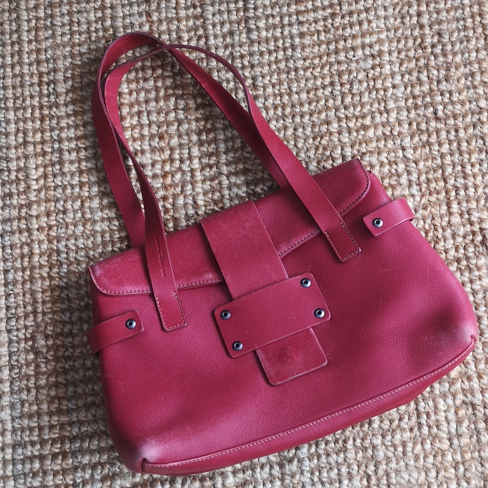 3 for $30 Peter Kent red leather bag